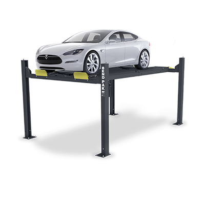 BENDPAK 5175820 HD-9AE 9,000-lb. Capacity Four-Post Alignment Lift w/ Turnplates and Slip Plates