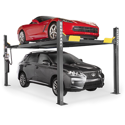 BendPak HD-9XW (5175863) 9,000-lb. Capacity / Four-Post Lift / Standard Width / High Lift