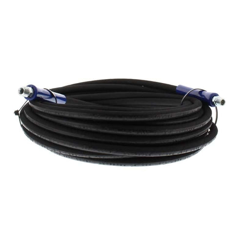 Pressure-Pro 1-Wire 4200 PSI 3/8” Diameter Commercial Grade Pressure Washer Hoses - Black