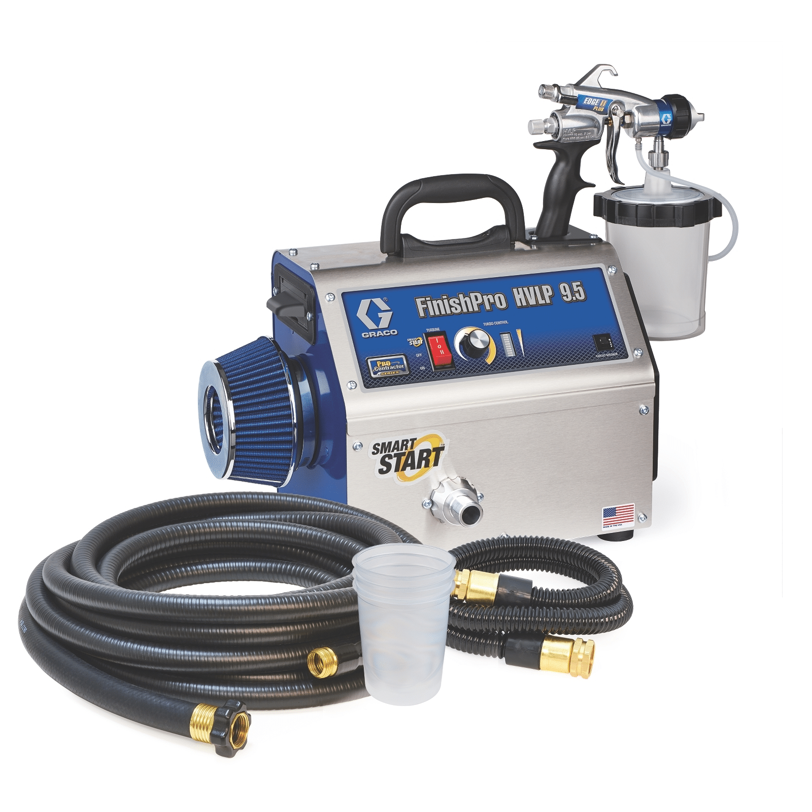 Graco Finish Pro 9.5 5 Stage HVLP Turbine Sprayer Pro Contractor Series