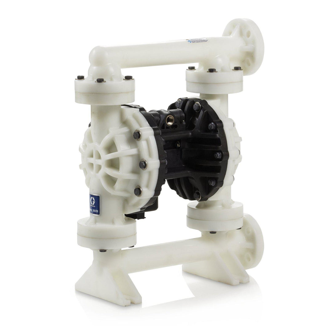 Graco Husky 15120 PP Pump, End Flange, PP Center Section, SP Seats, SP Balls & SP Diaphragm