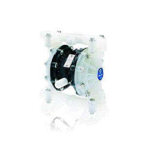 Graco Husky 515 - 15 GPM - Acetal (1/2" NPT) Std Pump, Polypropylene Center Section, Acetal Seats, Santoprene Balls & Santoprene Diaph