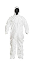 Load image into Gallery viewer, Dupont Tyvek Isoclean Coverall Attached Hood, Elastic Wrists and Ankles - 3XL - 25/Pack