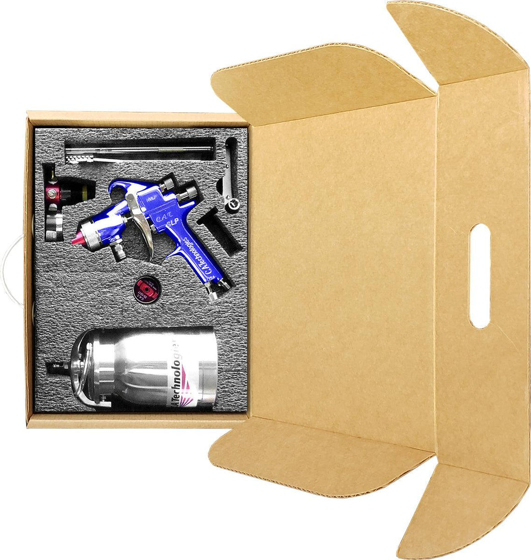 C.A Technologies CAT SLP HVLP Pressure Feed Spray Gun - CAT Pack w/ 1qt. Aluminum Pressure Cup