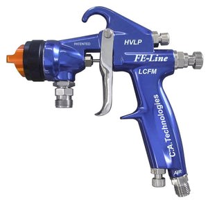 C.A Technologies FE-Line LCFM HVLP Pressure Feed Spray Gun - CAT Pack w/ 3M PPS Pressure Cup