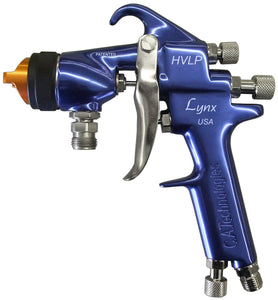 C.A Technologies Lynx 100H HVLP Pressure Feed Spray Gun - w/ 1 QT Aluminum Pressure Cup