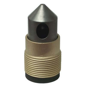 Pirate Brand Single Outlet 1-1/4" Brass Thread 5/16" Bore 90* Angle Tungsten Carbide Nozzle