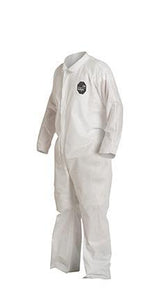 DuPont™ ProShield® 10 Coveralls (Collar, Open Wrists and Ankles) - Large/White - 25/Pack