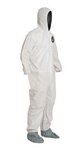 Load image into Gallery viewer, DuPont™ ProShield® 10 Coveralls (Attached Hood and Boots, Elastic Wrists) - 3XLarge/White - 25/Pack