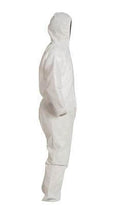 Load image into Gallery viewer, DuPont™ ProShield® 10 Coveralls (Attached Hood, Elastic Wrists and Ankles) - Large/White - 25/Pack