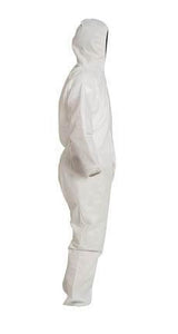 DuPont™ ProShield® 10 Coveralls (Attached Hood, Elastic Wrists and Ankles) - 2XLarge/White - 25/Pack