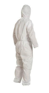 DuPont™ ProShield® 10 Coveralls (Attached Hood, Elastic Wrists and Ankles) - 3XLarge/White - 25/Pack