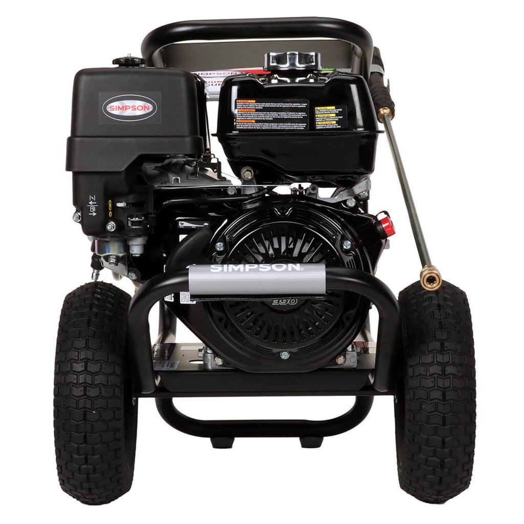 PowerShot 4200 PSI @ 4.0 GPM HONDA GX390  w/ AAA Industrial Triplex Pump Cold Water Professional Gas Pressure Washer by SIMPSON - NEW SILVER FRAME (49-State)