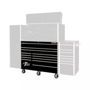 Extreme Tools® RX Series 55"W x 25"D 12 Drawer Roller Cabinets