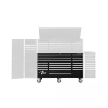 Load image into Gallery viewer, Extreme Tools® RX Series 72&quot;W x 25&quot;D 19 Drawer Triple Bank Roller Cabinet w/ Chrome Drawer Pulls