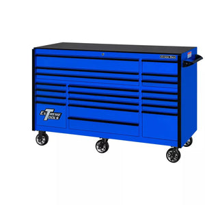 Extreme Tools® RX Series 72"W x 30"D 19 Drawer Roller Cabinet - 250 lbs Slides