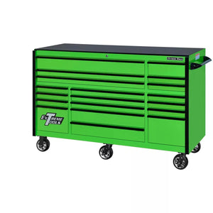 Extreme Tools® RX Series 72"W x 30"D 19 Drawer Roller Cabinet - 250 lbs Slides