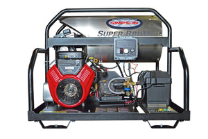 3500 PSI at 5.5 GPM VANGUARD® 570cc with COMET Triplex Plunger Pump Hot Water Professional Gas Pressure Washer