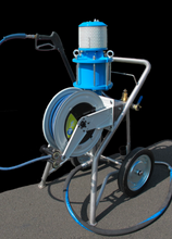 Load image into Gallery viewer, WIWA Model230027 27:1 3132 PSI @ 5.7 GPM HP Pressure Washer on Cart (Ready to Spray)