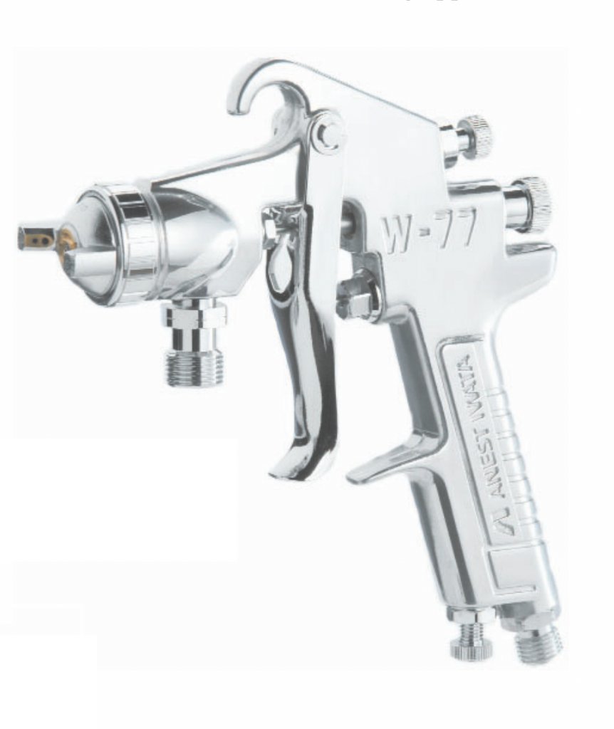 IWATA 3103 W-77 W77-03N SST Pressure Feed Spray Gun - Gun only