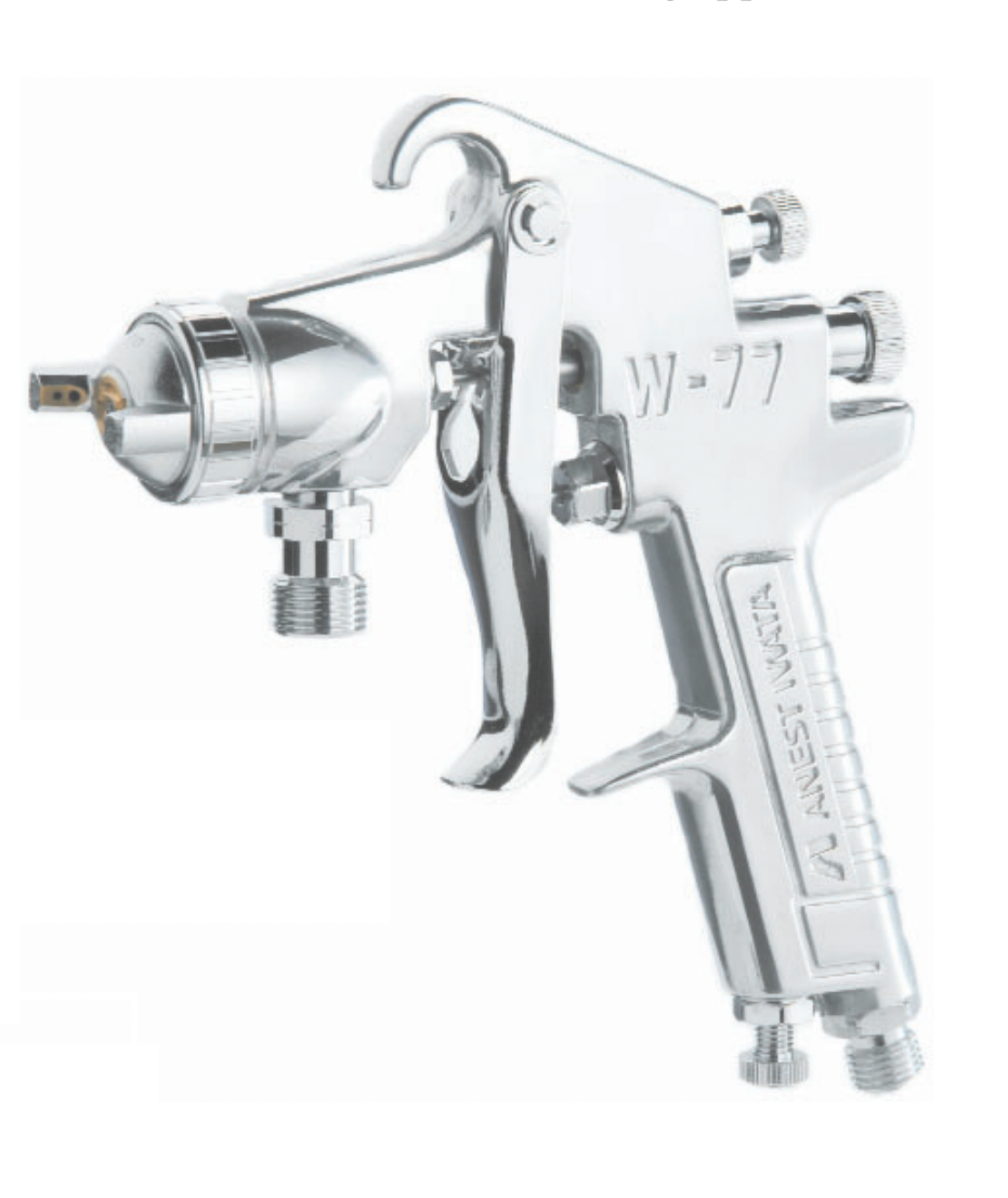 IWATA 3095 W-77 W77-3G Gravity Feed Spray Gun - Gun Only