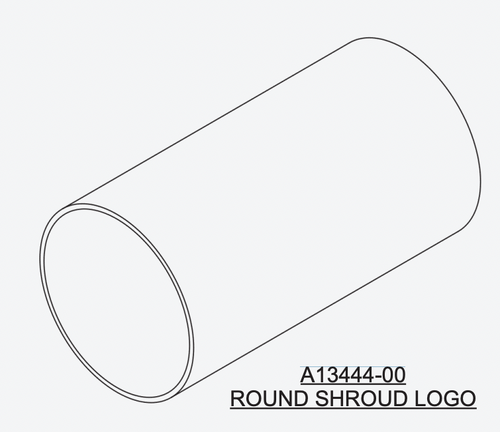 RANSBURG A13444-00 Round Shroud w/ Logo
