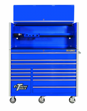 Load image into Gallery viewer, Extreme Tools® RX Series 55&quot; Professional Hutch &amp; 12 Drawer Roller Cabinet Combo