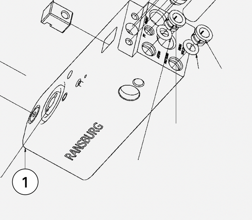 RANSBURG A12451-01 Non-Recirculating Body Assembly