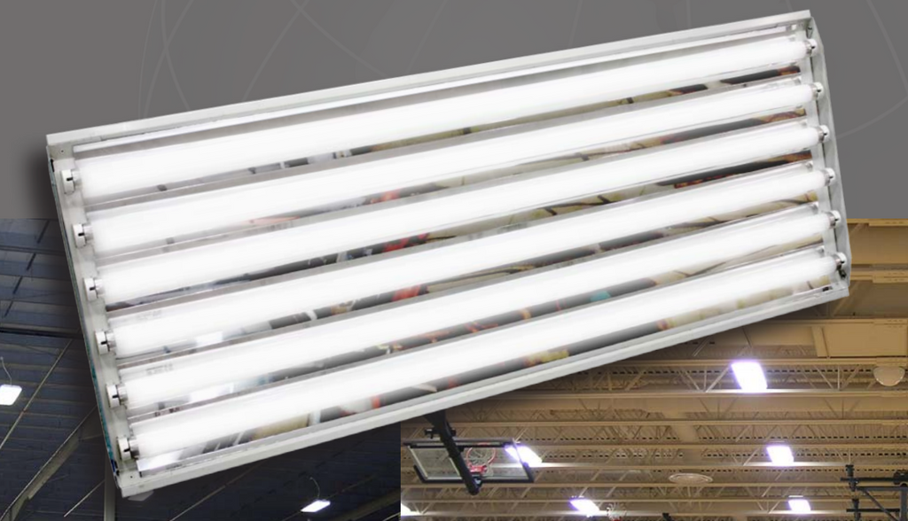 GFS High Bay/General Purpose Lighting - 6 tube  x 4' Length (T8 / 120-227V / 32W)