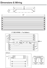 Load image into Gallery viewer, GFS High Bay/General Purpose Lighting - 6 tube  x 4&#39; Length (T5 / 120-227V / 54W)