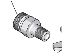 Load image into Gallery viewer, Graco 17C231 Pump Fitting QD, 1/4 NPT