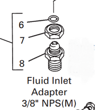 Load image into Gallery viewer, Devilbiss Fluid Inlet and Nut Kit