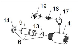 Clemco 05540 Injector Nozzle Assembly 1-1/4