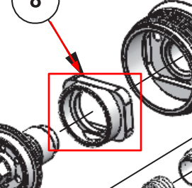 Binks 54-6215-K5 Trophy Touch Up HVLP Pressure Fed Spray Gun Baffle (5 Pack)