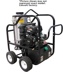 Hot Shot Series 4GPM@ 4 000PSI H Pump 4-Wheel Portable Direct Drive KOHLER Engine 12V Hot Water Pressure Washer