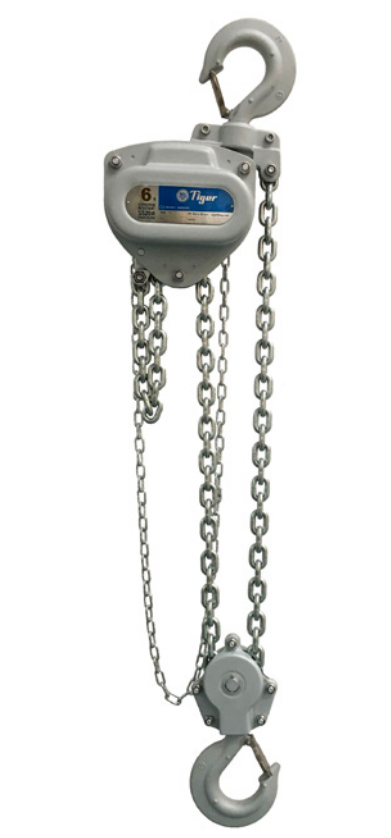 Tiger Lifting SS20-1500  15-tons 10-ft. Std. Lift Subsea - Corrosion Resistant Chain Block SS20 (Manual Chain Hoist)