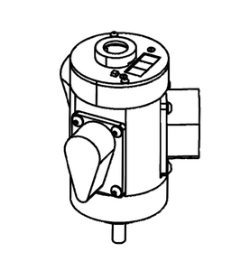 Binks 31-507 1/8 HP, 3 Cylinder Bare Air Motor