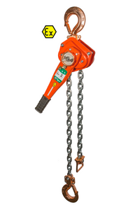 Tiger Lifting  EXPLH-0150 1.5-ton 5-ft Std. Lift Spark Resistant Lever Hoist