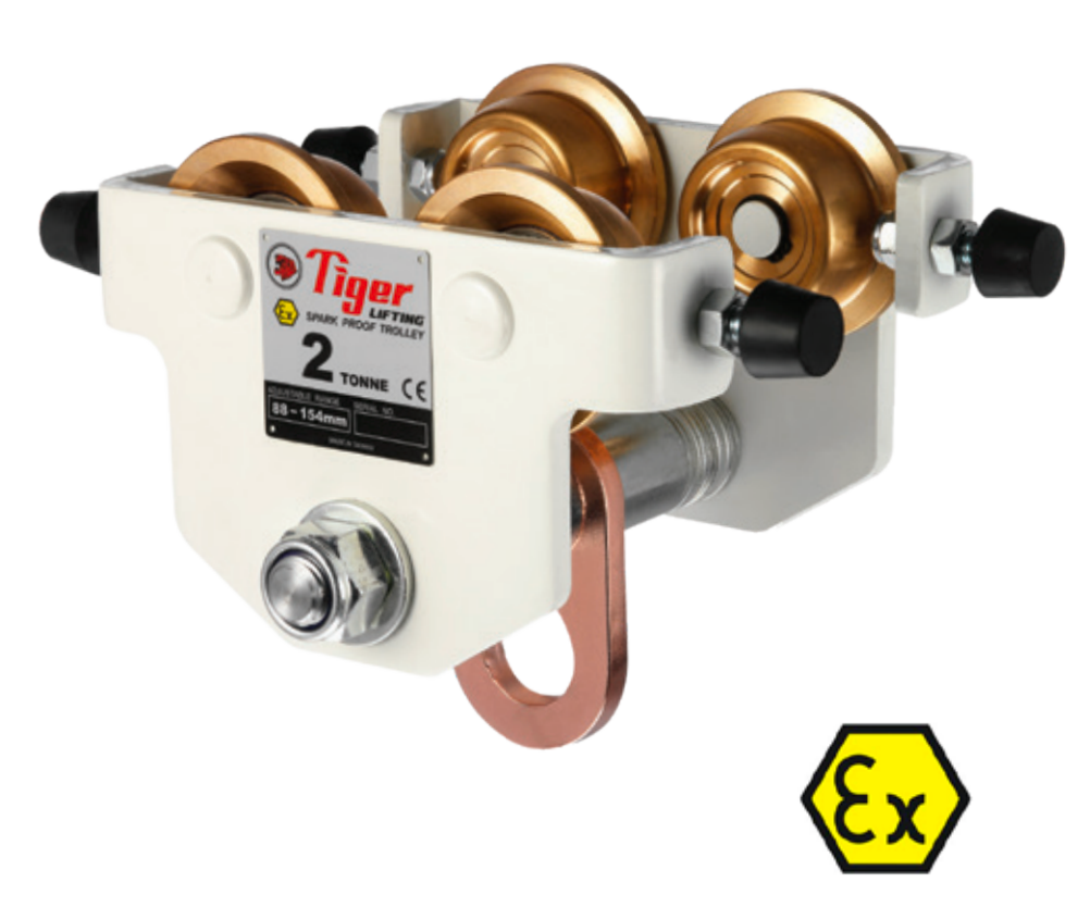 Tiger Lifting 3-tons Spark Resistant Trolley Plain EXTPS