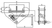 Load image into Gallery viewer, Tiger Lifting 1-ton Adjustable Beam Clamp BC