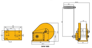 Tiger Lifting BHW-1800 Automatic Brake Hand Winch