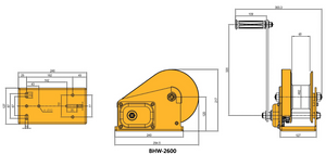 Tiger Lifting BHW-2600 Automatic Brake Hand Winch