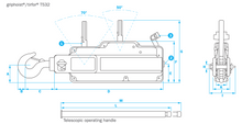 Load image into Gallery viewer, Griphoist®/Tirfor® T532D Wire Rope Hoist w/ 150 ft Assembly