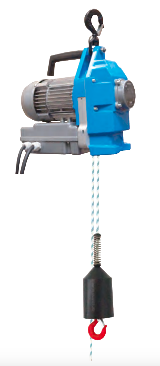 Minifor ® 261009 TR125 Electric Hoist w/out Rope & with 61⁄2 ft. Hard-wired Pendant Control