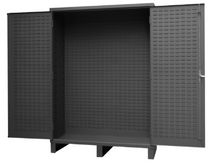 Load image into Gallery viewer, Durham SSC-602484-BDLP-95 Customizable Cabinet, 14 Gauge With Louvered Panel , 60 X 24 X 84