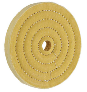 Woodstock Tools 6" x 50 Ply x 3/4" Loose Muslin Hard Buffing Wheel, 4000 RPM