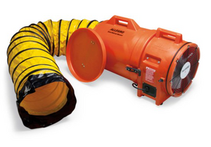 Allegro 12" Axial DC Plastic Blower w/ Canister & 15' Ducting, 43 lbs.