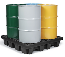 Load image into Gallery viewer, PIG® 4-Drum Poly Spill Containment Pallet W/O Drain