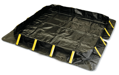 Eagle Talon™ SX Berm, 12'x26'x1', 2334 Gal. Spill Capacity, Black