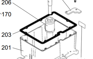 Graco 120604 Reservoir Gasket #203